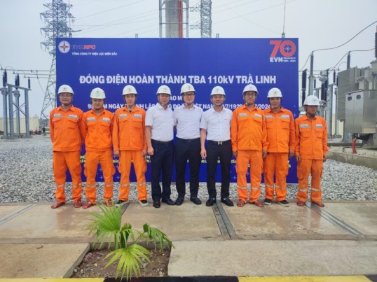 Xí nghiệp XLSC&TNĐ nỗ lực thực hiện thí nghiệm hiệu chỉnh góp phần đưa dự án Đường dây và TBA 110kV Trà Linh đóng điện thành công